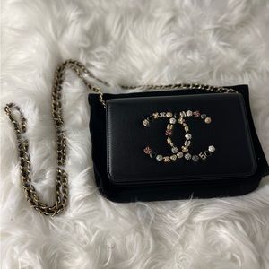 Chanel Wallet with Chain Gold